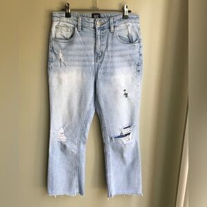 BDG Womens Kick Flare High-Rise Cropped Jeans Size: 28